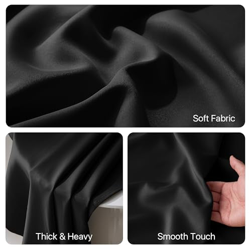 RYB HOME 100% Blackout Thermal Insulated Curtain, 26x72