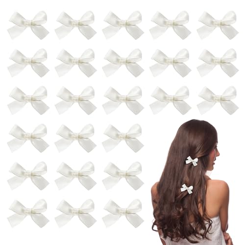 24-Piece Mini Bowknot Hair Clips Set for Women & Girls