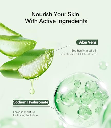 INIA Conductive Gel with Hyaluronic Acid for Skin Care, 3.38 Fl Oz