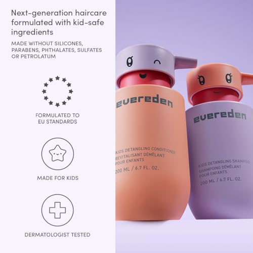 Evereden Kids Travel Size Shampoo & Conditioner Set - Pack of 2