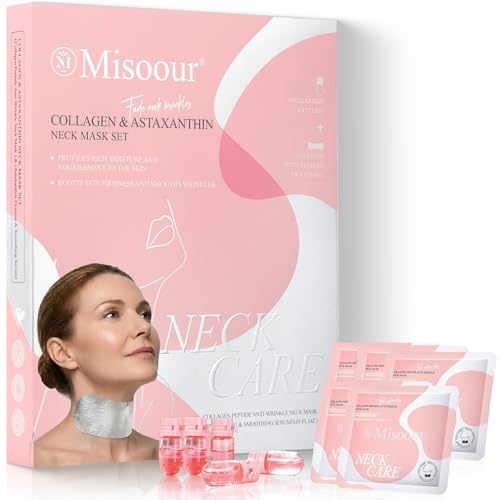 Misoour 5 Pack Neck Wrinkle Patches - Firming & Tightening Collagen, Anti-Aging