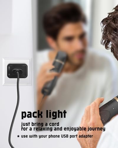 AREYZIN Trimmer Charger Cable for BG200 BG210 BG220 BG250 - Black (uijino)