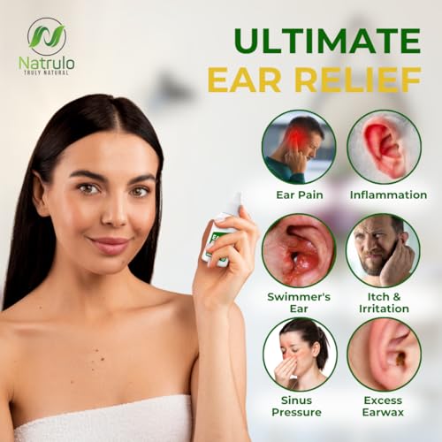 Organic Ear Oil for Earache Relief - Natural Drops for Kids, Adults & Pets