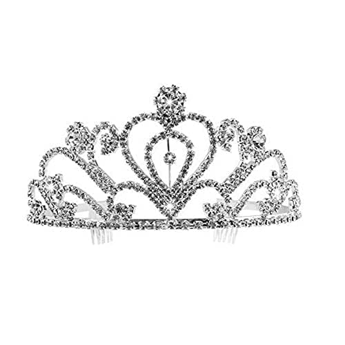 Red Royal Crown Set for Men & Women - Wedding, Prom & Party Accessories