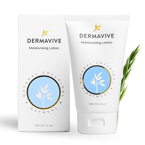 Dermavive Oatmeal Moisturizing Lotion for Dry Sensitive Skin - 4.05 Fl Oz