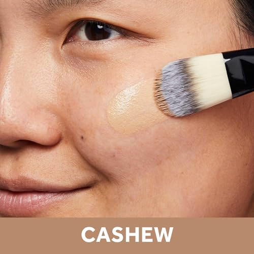 No7 Lift & Luminate Triple Action Serum Foundation Cashew SPF 15 Dewy Glow for Mature Skin 30ml