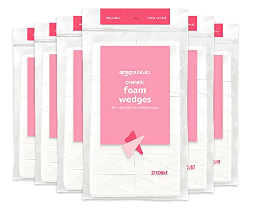 Amazon Basics Foam Wedges for Makeup Application - 192 Count