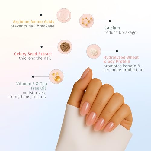 Duri Rejuvacote 1 Original Maximum Strength Nail Growth System Base and Top Coat - Nail Hardener Repair Chipping Strengthen Breaking and Brittle Treatment, by Duri Cosmetics (Pack of 1)