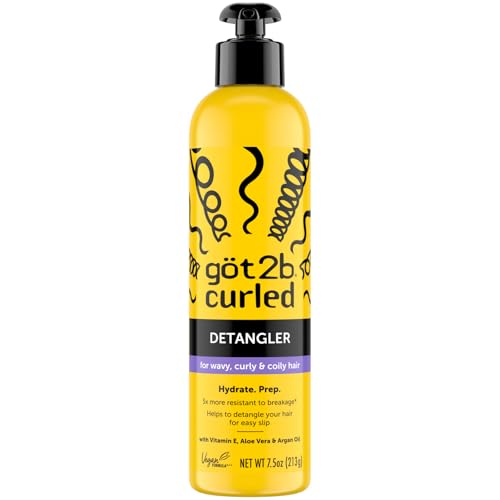 got2b Curled Detangler Leave-In for Curly Hair, 7.5 Fl Oz
