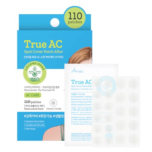 Ariul True AC Clear Spot Patch - Hydrocolloid Acne Treatment (110 Count)