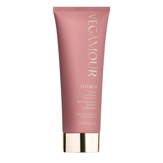 VEGAMOUR HYDR-8 Hydrate and Repair Conditioner - Hydrating Conditioner with Marula Oil, Moringa Oil, Ceramides & Biotin, Natural Conditioner for Dry Hair
