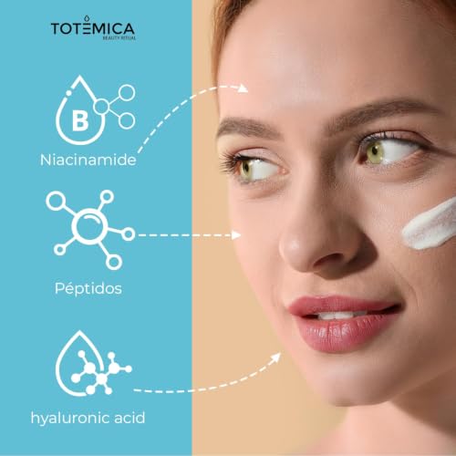 TOTEMICA Anti-Aging Face Moisturizer Gel with Niacinamide & Peptides