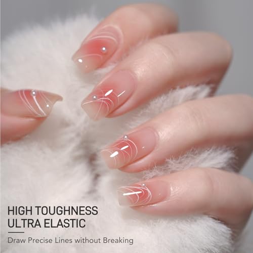 GAOY Spider Gel Nail Art Polish - Highly Pigmented White 5g