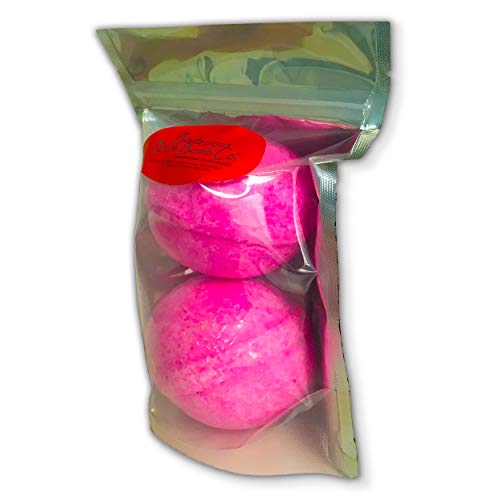 Beaver Bombs Funny Novelty Bath Bombs - XL Pink Bath Fizzers for Adults