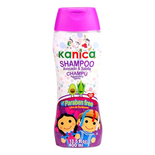 KANICA Paraben-Free Aloe Vera & Avocado Shampoo 13.5 Fl Oz - Family Hair Care