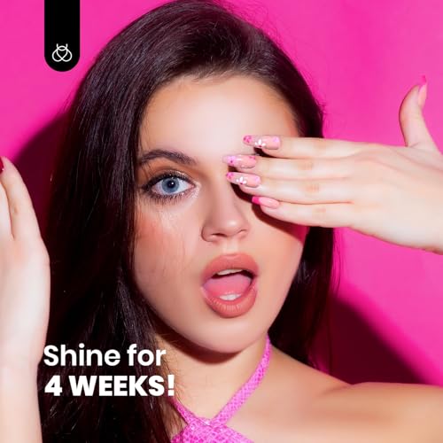Beetles Glow Pink Gel Nail Polish - Luminous Pink 15ml
