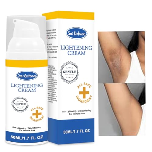 SMILEFACE Skin Lightening Cream for Private Parts, Underarms & Dark Spots