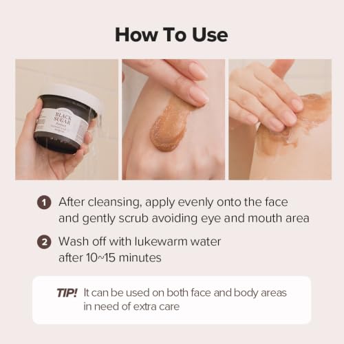 SKINFOOD Black Sugar Perfect Essential Scrub 2X - Exfoliating & Hydrating