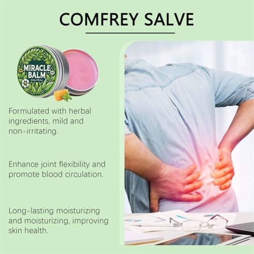 Wenrny Natural Miracle Balm 2-Pack for Swollen Legs & Body, Soothing Joint Relief
