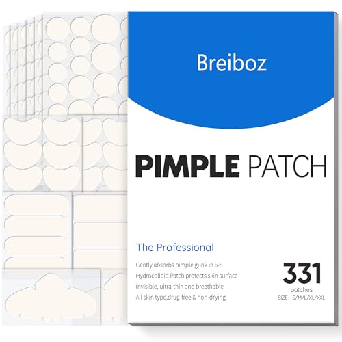 Hydrocolloid Pimple Patches Variety Pack - 331 Count with Tea Tree Oil