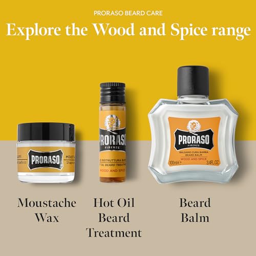 Proraso Beard Oil Hot Treatment - Nourishing Repair for Dry Hair