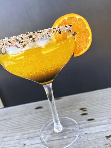 Garden Glow Cocktail Rimmer – Hibiscus & Citrus Garnish for Drinks