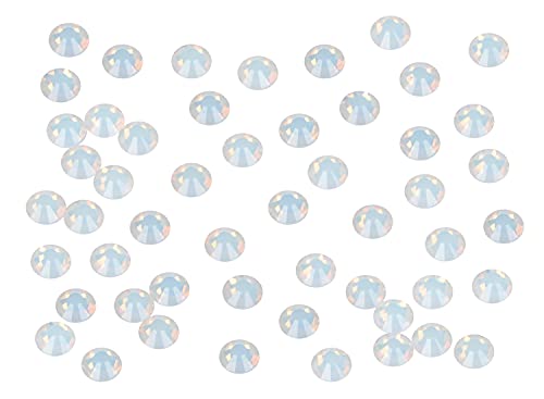 2880PCS White Opal Flatback Rhinestones for DIY Jewelry & Nail Art