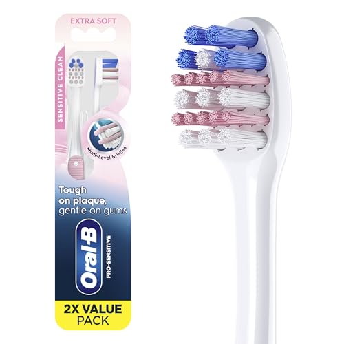 Oral-B Gum Care Sensitive Toothbrush Set, Extra Soft, 2 Count