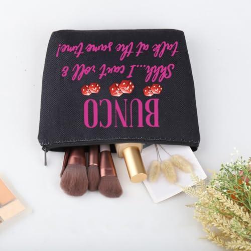 JNIAP Bunco Shhh Bag - Funny Cosmetic Bag for Bunco Gifts