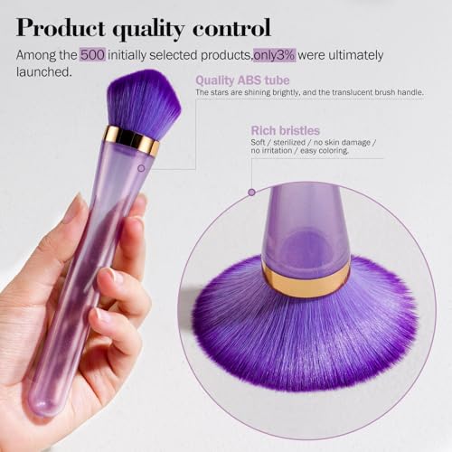 BS-MALL Professional Makeup Brush and Sponge Set - 15 Piece Travel Kit