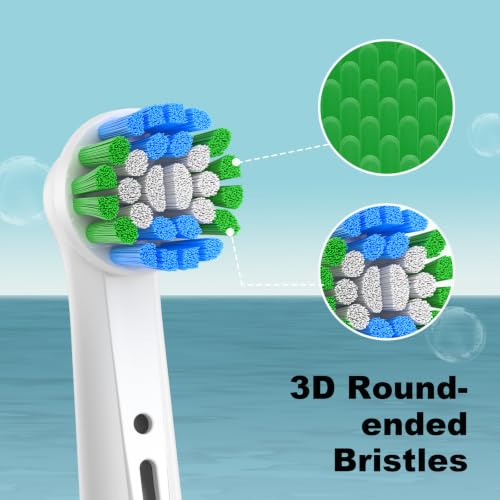 16-Pack Oral B Electric Toothbrush Replacement Heads | Compatible with Pro 1000, Genius X, Vitality, Smart 1500