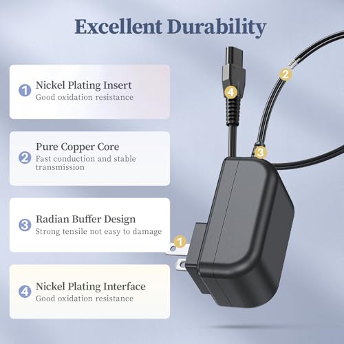 5V Replacement Power Charger for Skull Shaver Pitbull and Butterfly Kiss