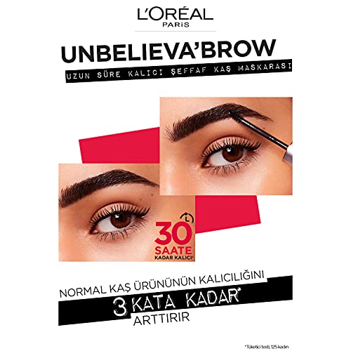 L'Oreal Paris Unbelieva-Brow Longwear Clear Brow Topcoat 0.15 Fl Oz Pack of 1