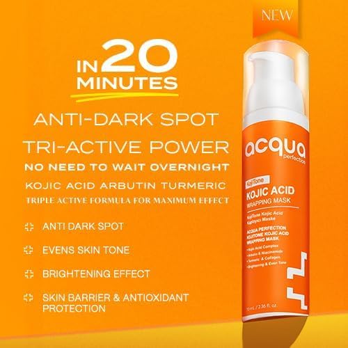 Kojic Acid & Turmeric Brightening Overnight Face Mask - Vegan Skin Care