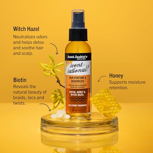 Aunt Jackie's Braid & Twist Hair Care Set with Witch Hazel & Biotin - 4oz