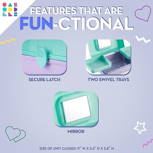 Caboodles Pretty in Petite Makeup Organizer - Two-Tone Periwinkle