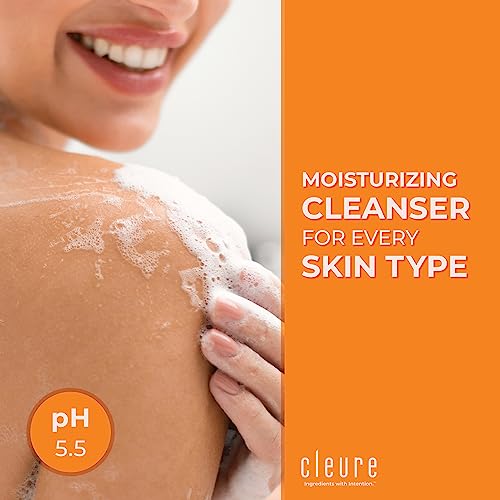Cleure Face & Body Bar for Sensitive Skin, Fragrance-Free, 3 oz (Pack of 2)