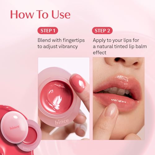 Hince Raw Glow Dewy Ball Tinted Lip Balm & Blush - Berry Coke