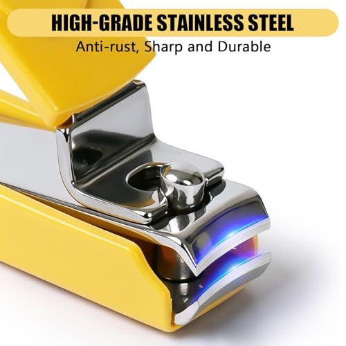 Professional Stainless Steel Nail Clippers with Anti-Splash Design