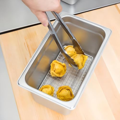 OCS Parts Stainless Steel Pan Grate - 4-1/4" x 8-1/4" for Cooking and Draining