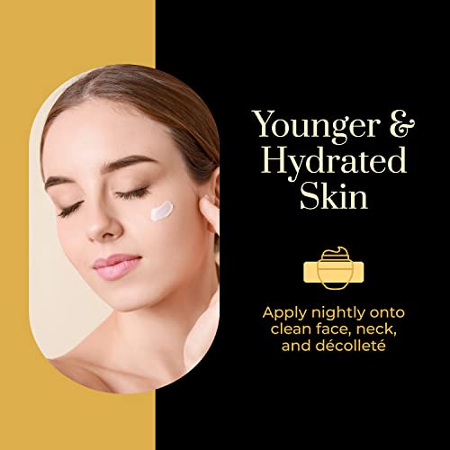 Clear Beauty 24K Gold & Collagen Face Moisturizer - Anti-Aging Duo Pack