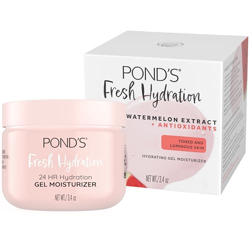 POND'S Watermelon Gel Moisturizer 3.4 oz – Hydrating, Oil-Free Face Care