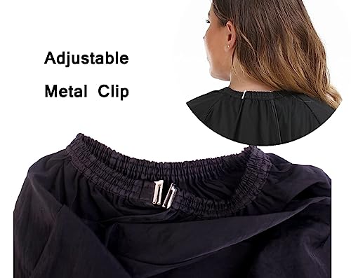 PERFEHAIR Professional Salon Hair Cutting Cape with Sleeves - Black