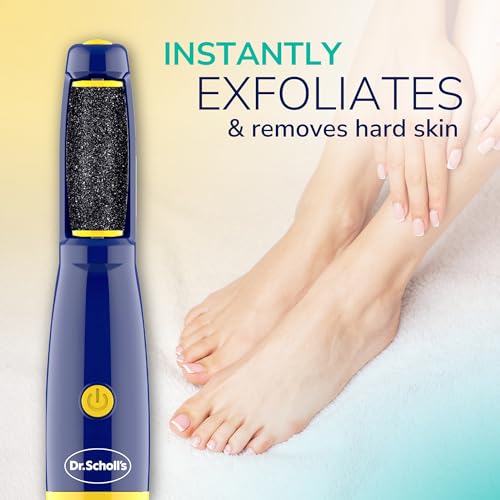 Dr. Scholl's Electronic Foot File - Callus Remover for Smooth Feet