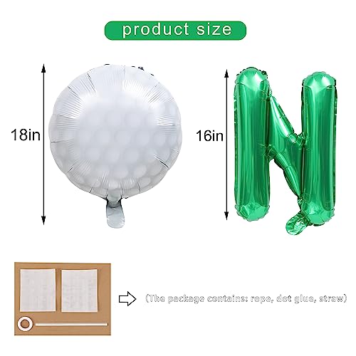 Hole in One Golf 1st Birthday Balloon - 18 Inch Foil Decoration