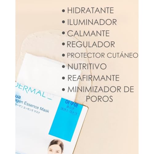 DERMAL 16 Collagen Essence Sheet Mask Variety Pack - Hydrating & Soothing