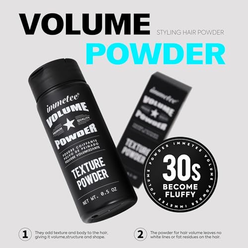 immetee Hair Volume Powder 0.5oz Root Lifting Styling Matte Finish for Men & Women