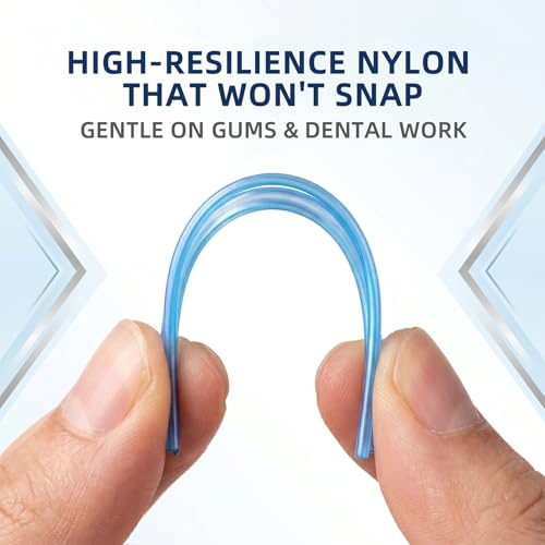 VINSULLA Orthodontic Floss Threaders Pack of 50 - Suitable for Braces, Bridges & Implants