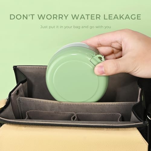 HEMILAB 2-in-1 Retainer Cleaner Case with Mirror & Strainer