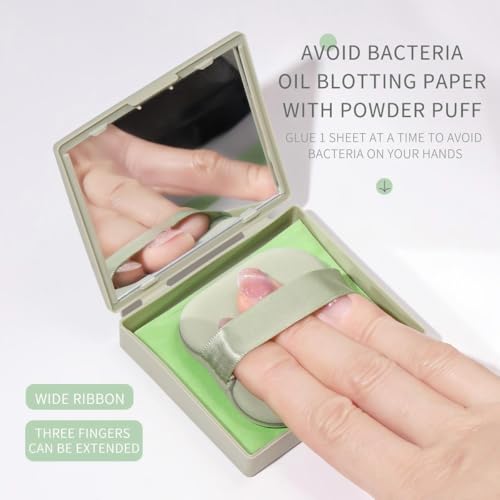 MINXUEYEN Oil Blotting Sheets for Face, 300 Sheets, Portable Matte Shine Control